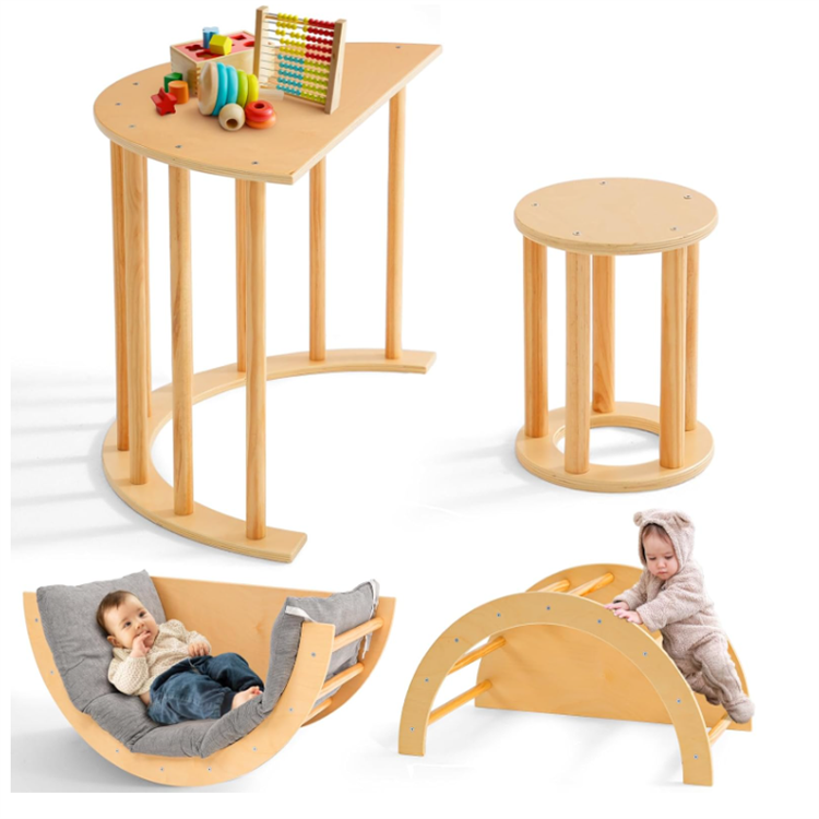 Montessori Solid Wood Arch Table