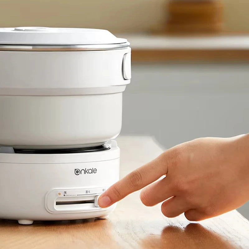 Portable Electric Cooker with Foldable Handle