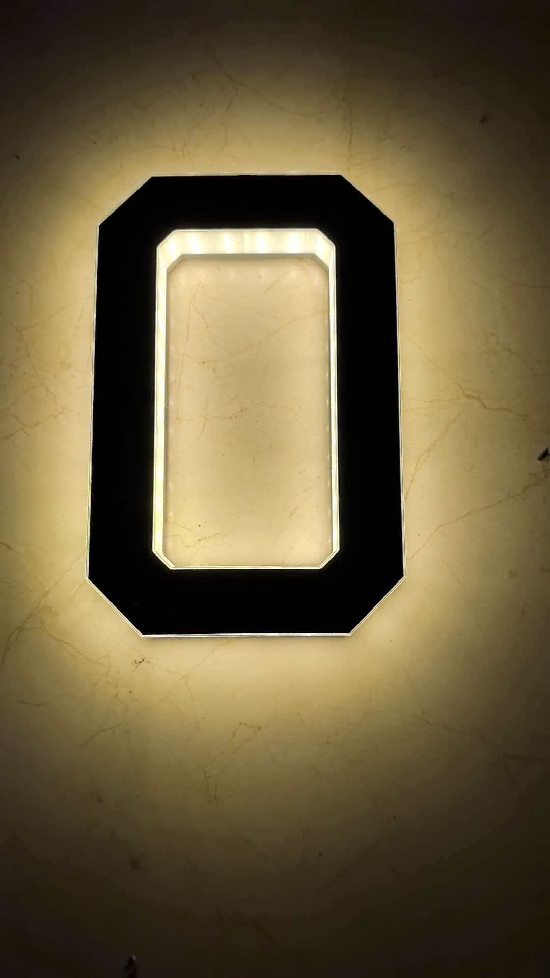 Solar Powered LED Waterproof House Number Light