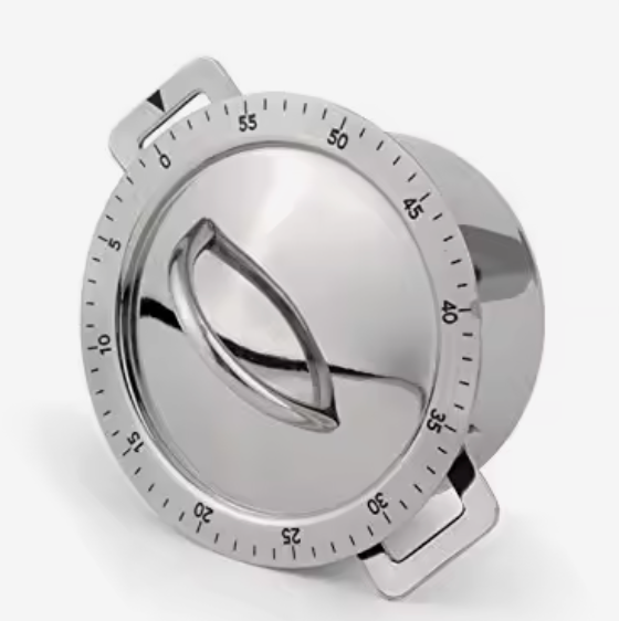 Stainless Steel Mechanical Kitchen Timer