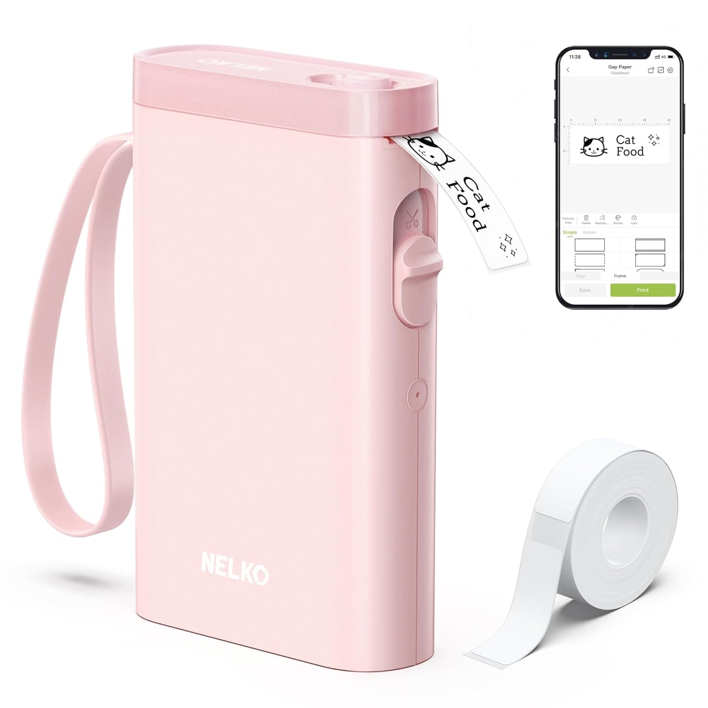 Wireless Mini Label Maker Printer
