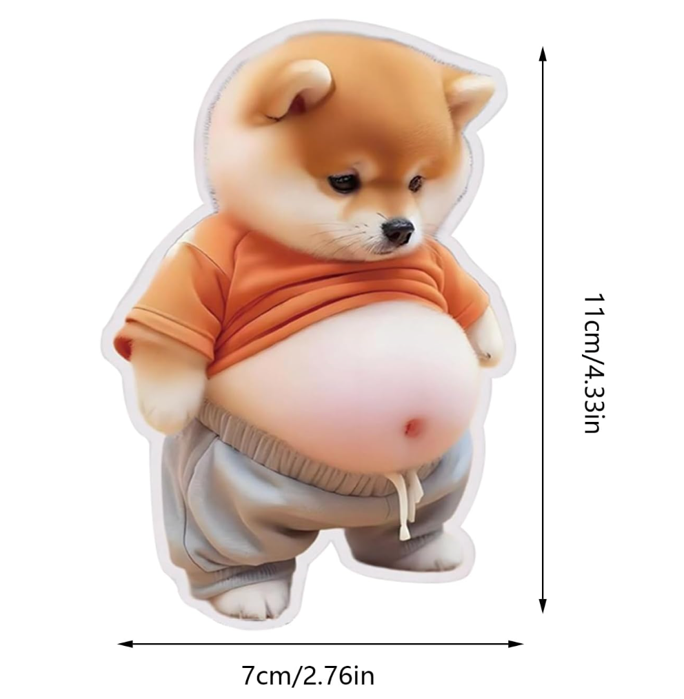 Cartoon 3D Wall Sticker (Pack of 4)