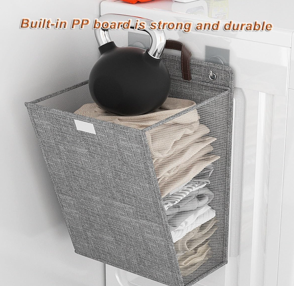 Wall Mounted Folding Laundry Basket