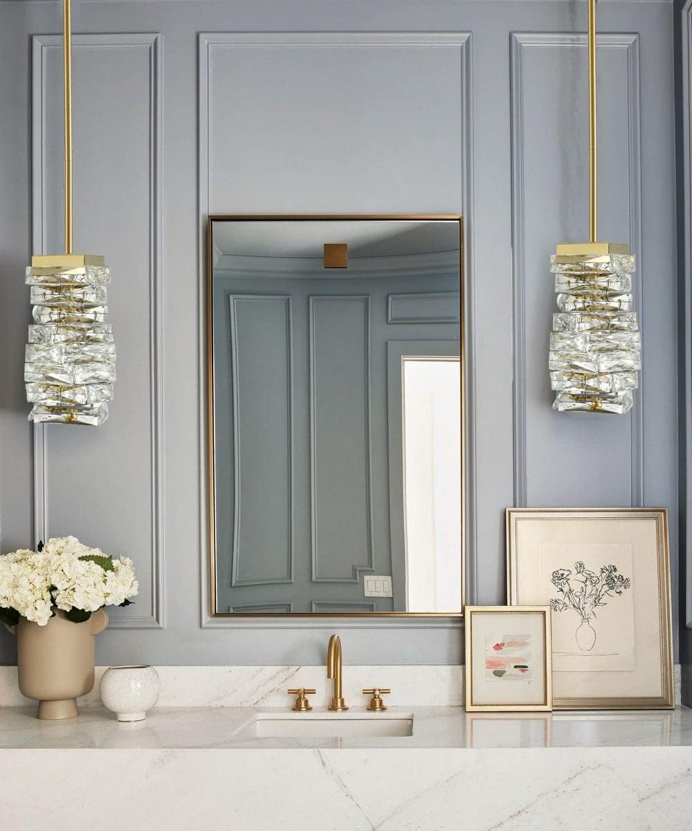 Crystal Frost Chandelier Lamp