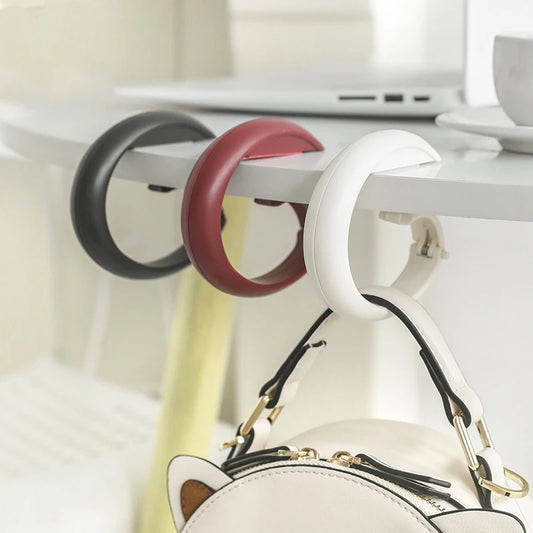 Portable Punch Free Hanging Desk Hook (Pack of 4)