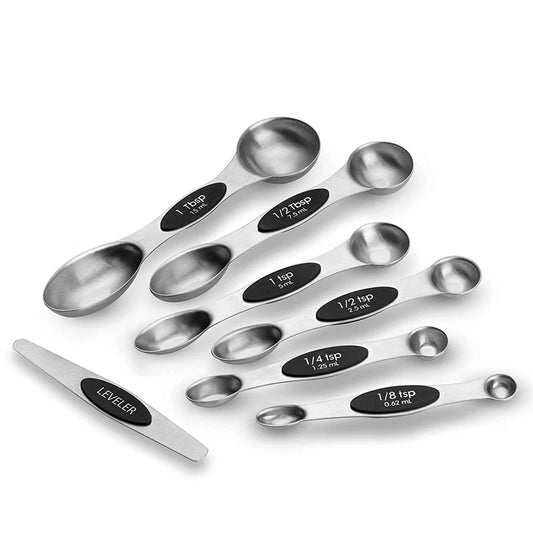 Double Sided Magnetic Stainless Steel Measuring Spoon