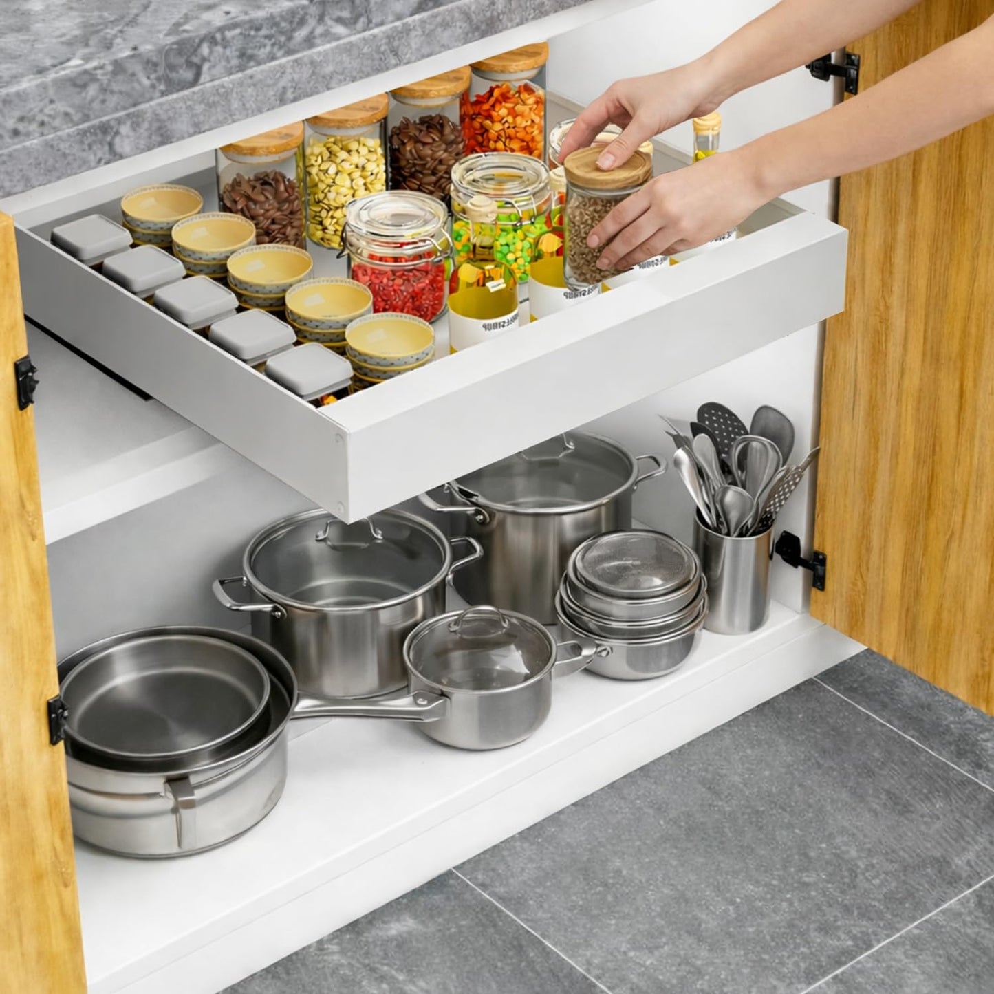 Pull Out Cabinet Organizer
