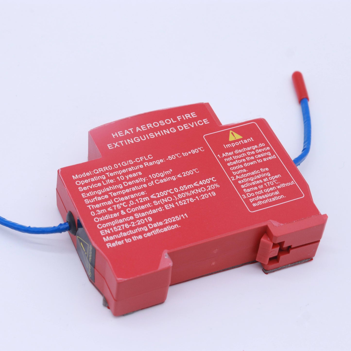 Heat Aerosol Fire Extinguishing Device for Electricity Meter