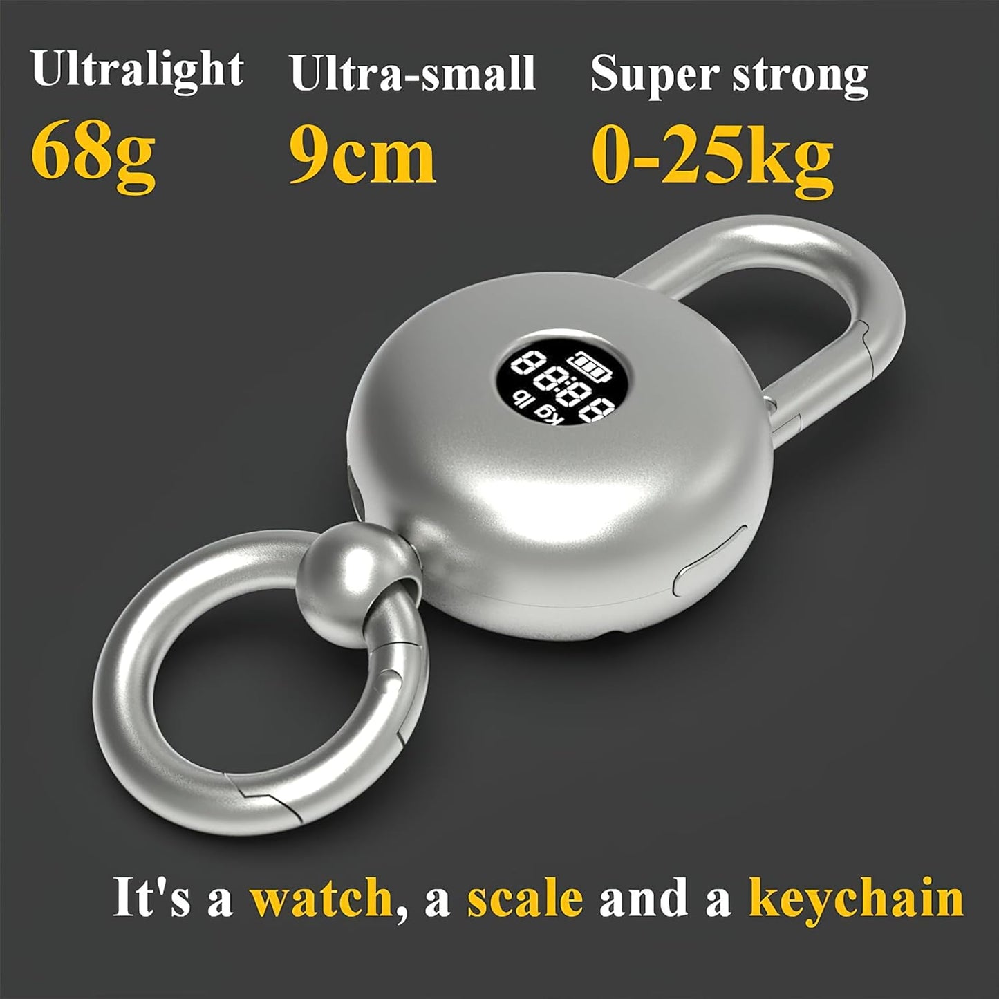 3-In-1 Scale Watch Keychain