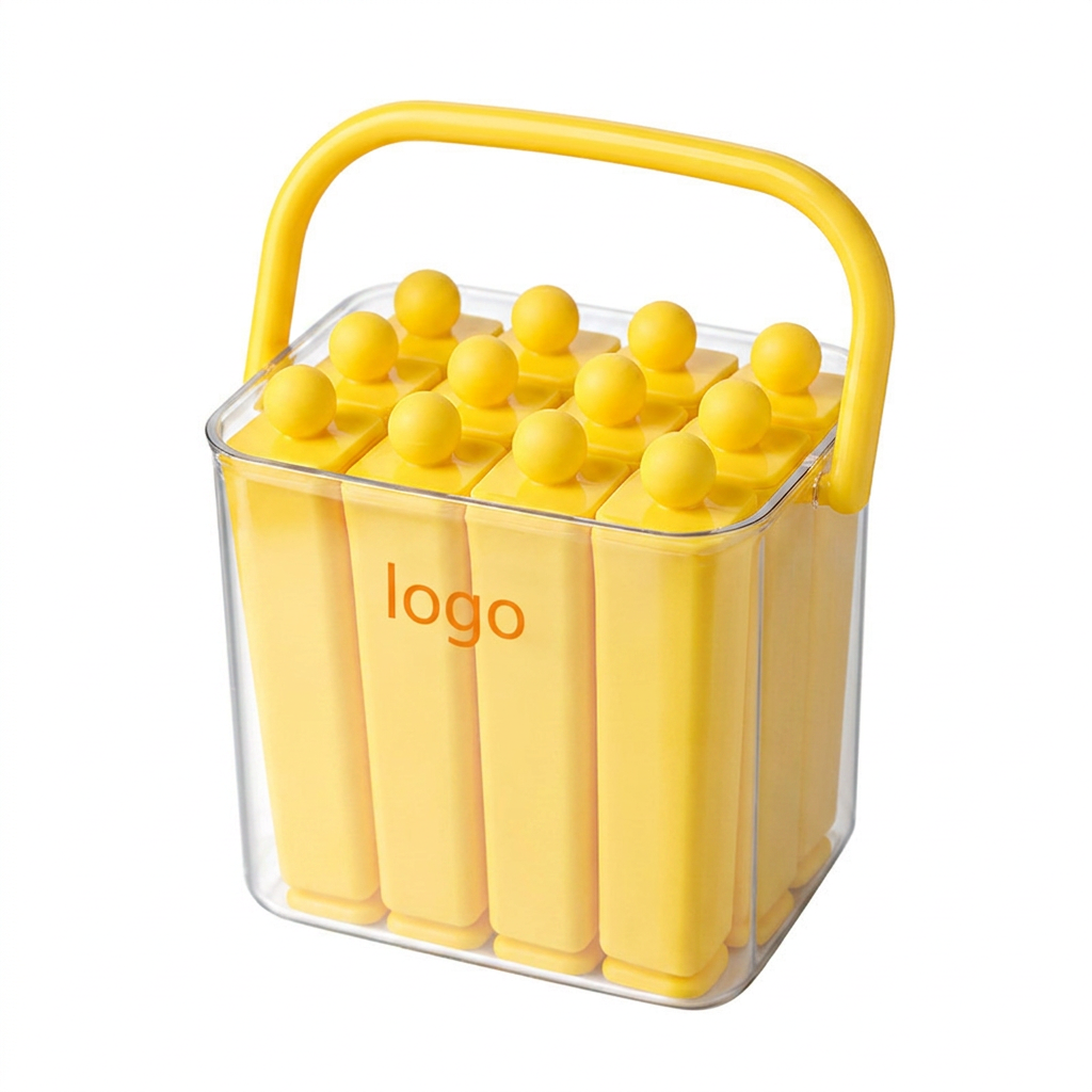 Portable Silicone Ice Cube Mold With Box