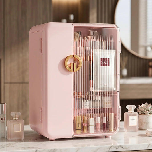 Transparent Vanity Makeup Storage Box