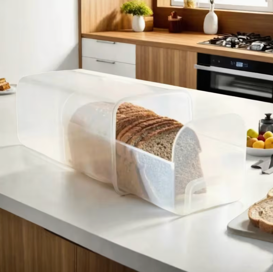 Bread Storage Container with Sliding Tray