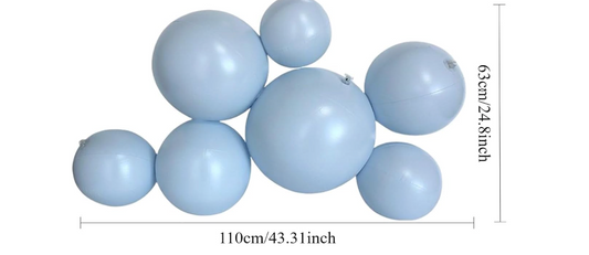 Reusable Multi Cluster Inflatable Balloon (7 Linked Pcs)