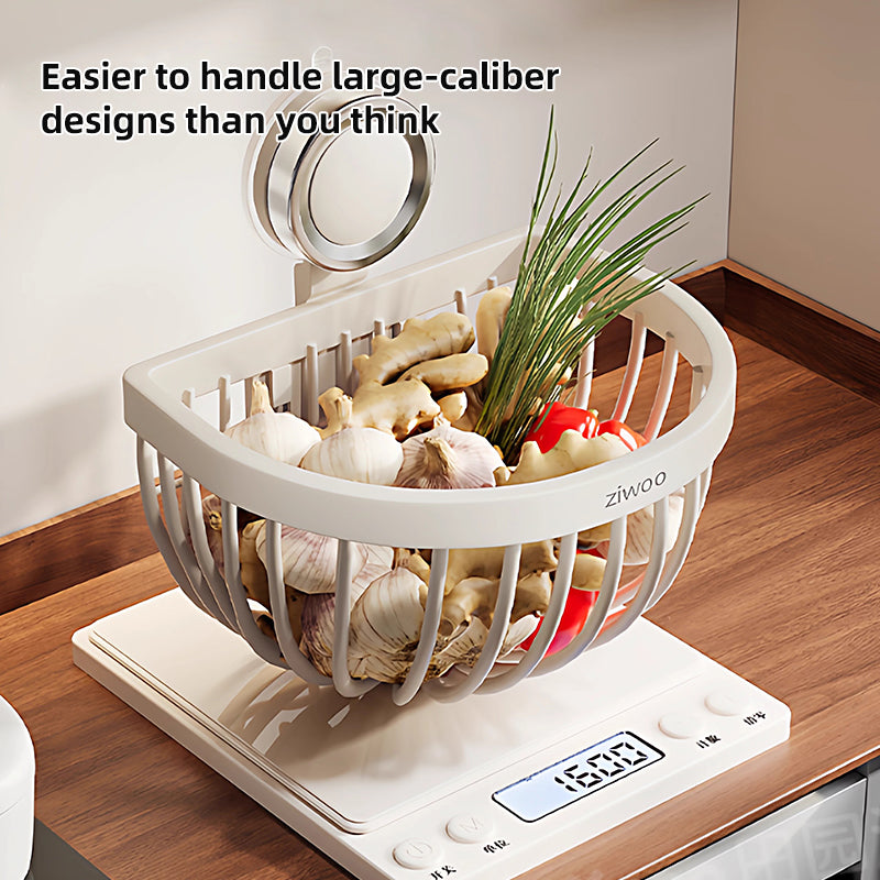 Wall-mounted Kitchen Storage Basket
