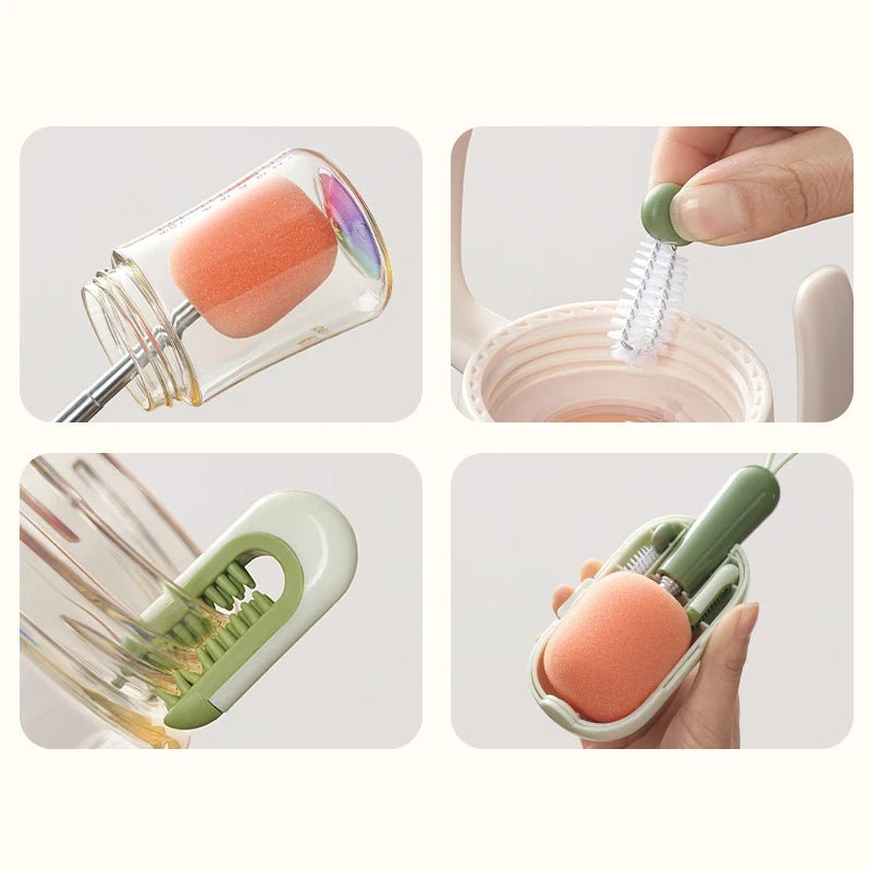 3 In 1 Telescopic Cup Cleaning Brush