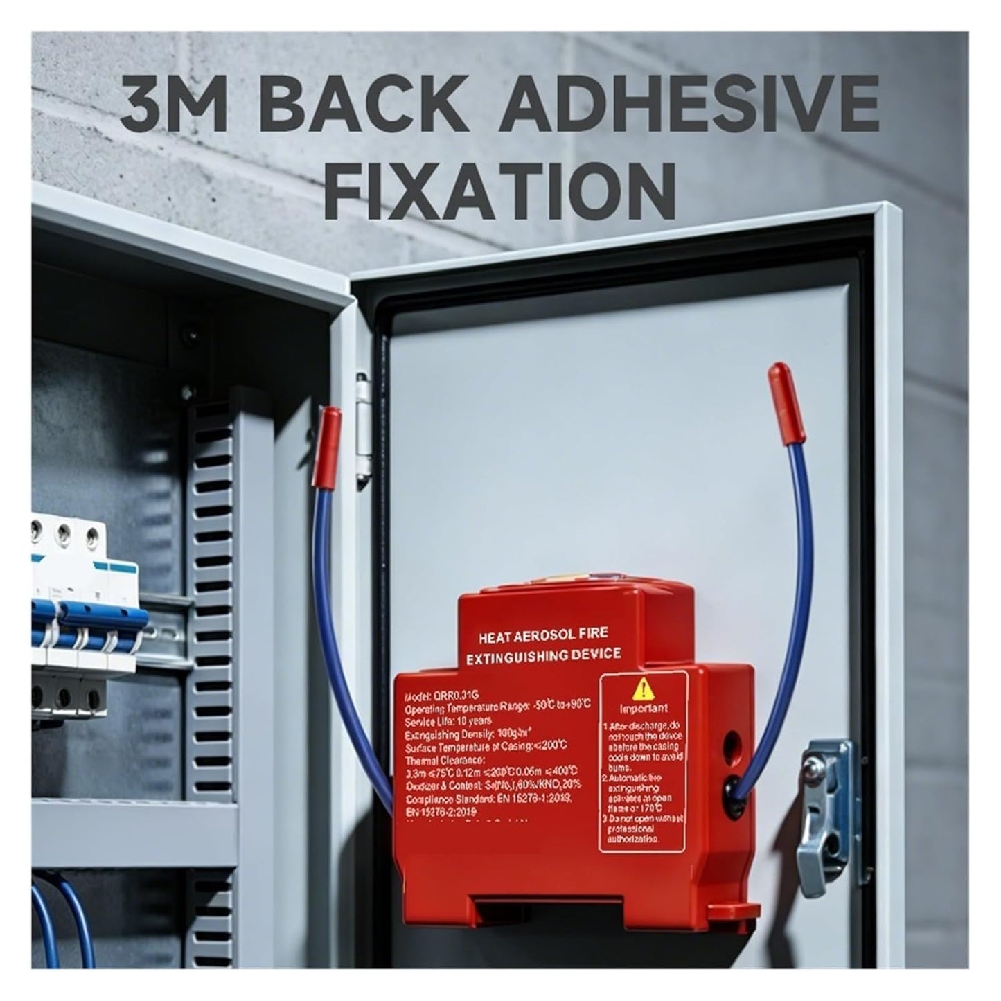 Heat Aerosol Fire Extinguishing Device for Electricity Meter