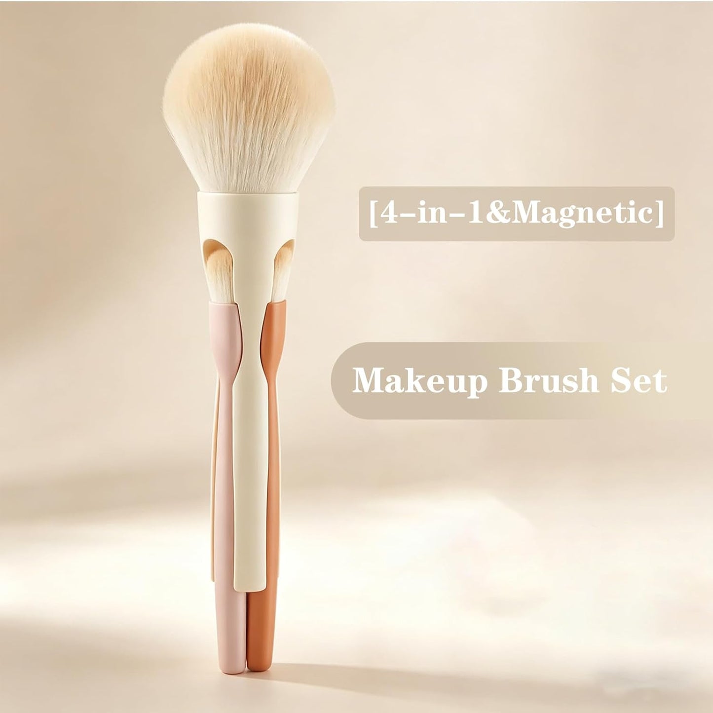 Magnetic 4-in-1 Makeup Brush