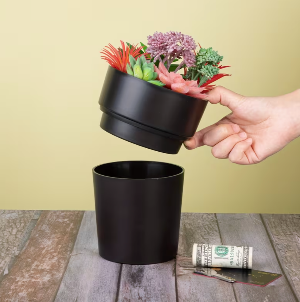 Flower Pot Hidden Safe