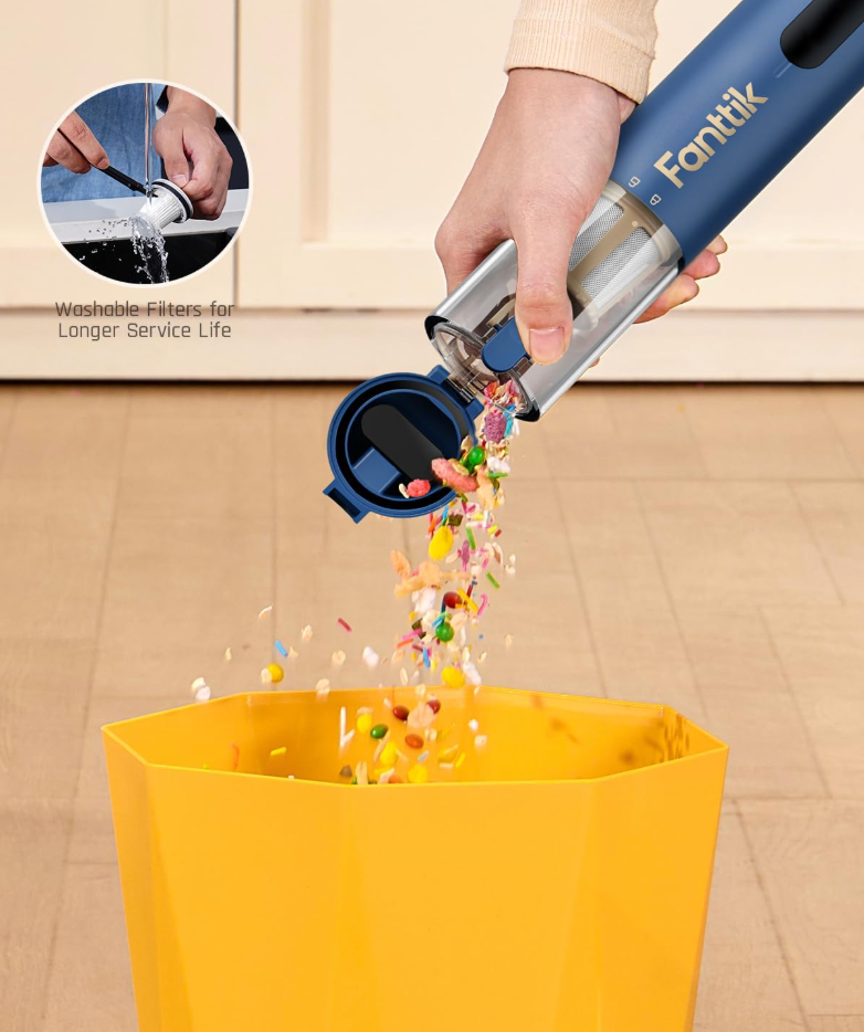 4-in-1 Portable Car Vacuum Cleaner