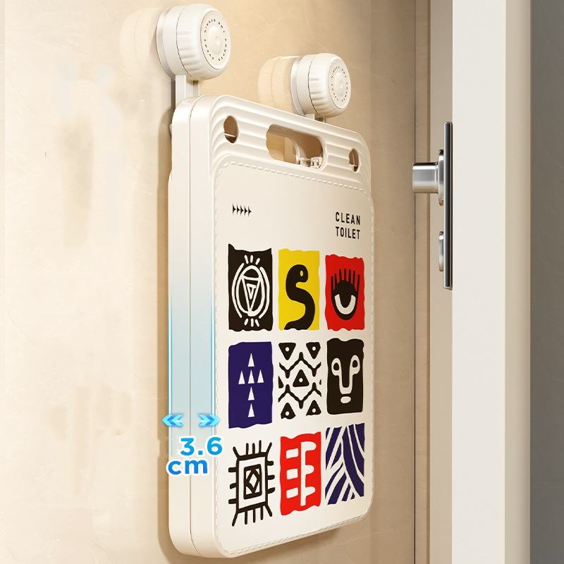 Suction Cup Wall Mounted Foldable Laundry Basket