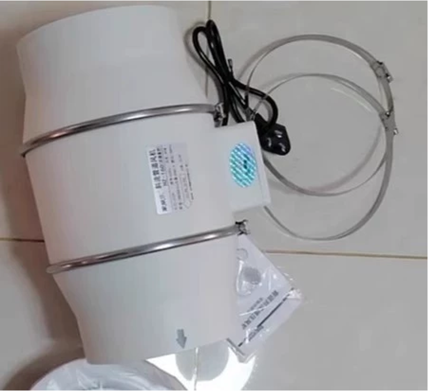 Wall Mounted Inline Ventilation Exhaust Fan
