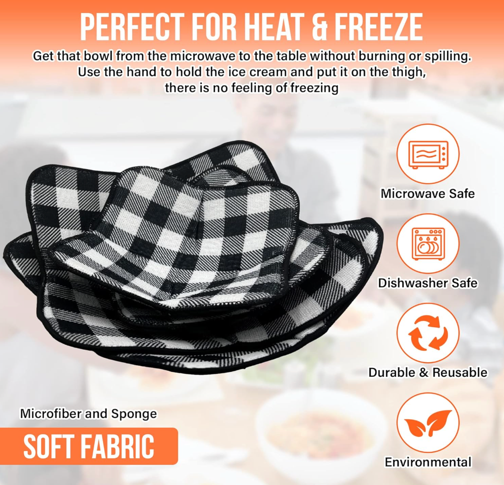 Microwave Bowl Holder (Pack of 4)