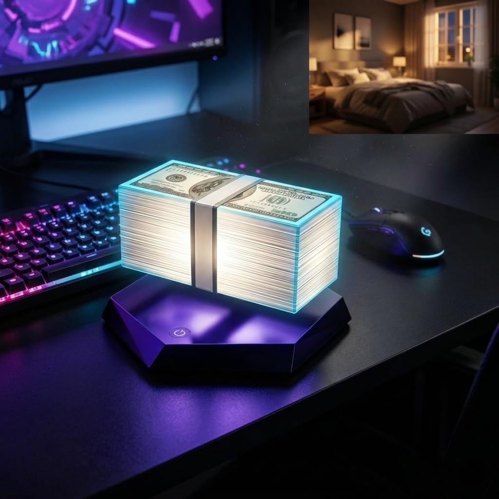 Magnetic Levitation 360° Floating Money Lamp