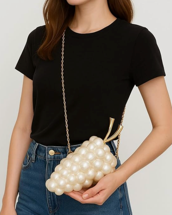 Premium Grape Shape Clutch Bag
