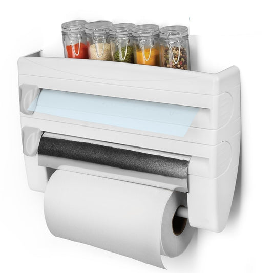 Multi-Function Kitchen Rack with Tissue & Foil Dispenser