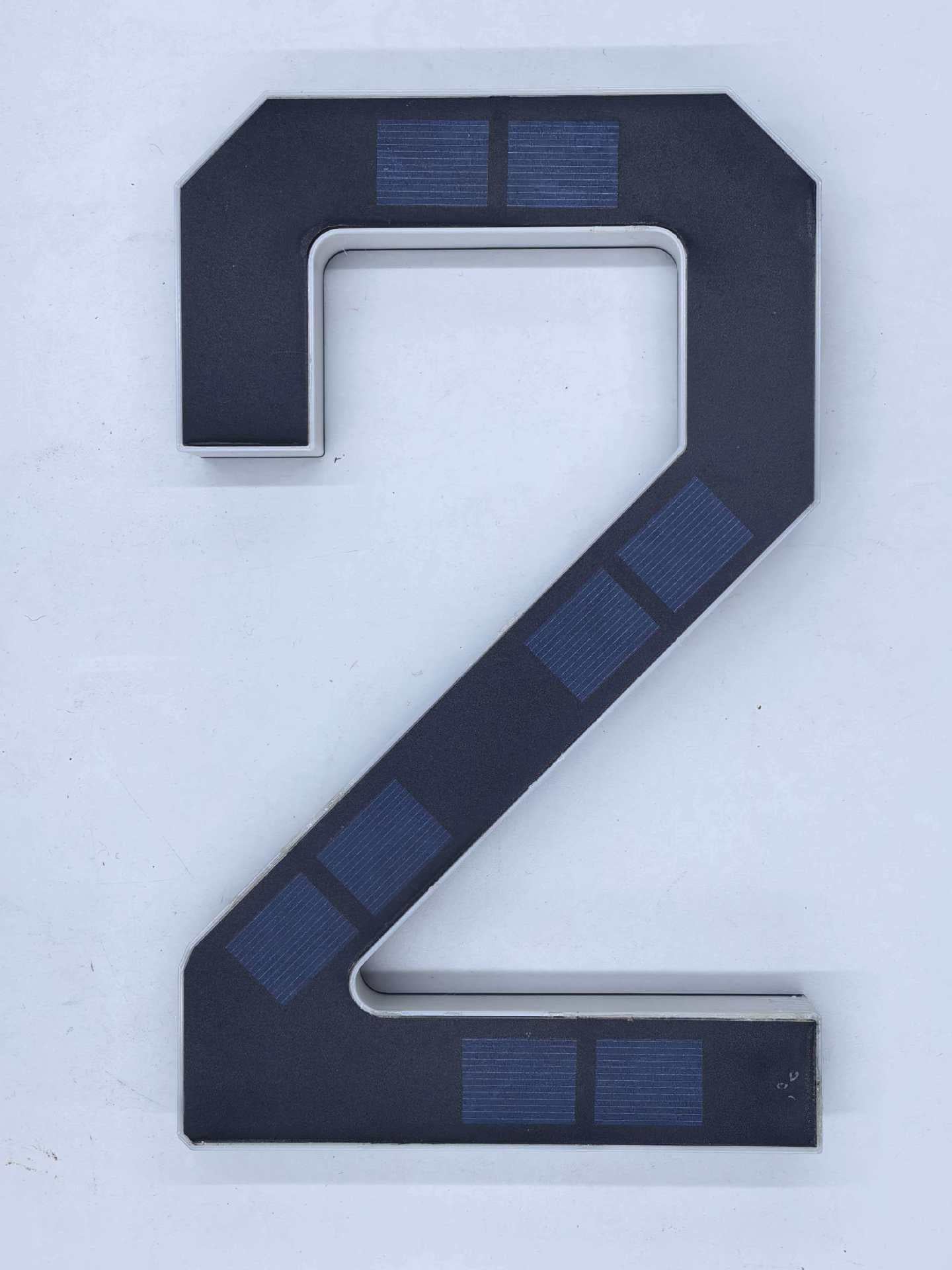 Solar Powered LED Waterproof House Number Light