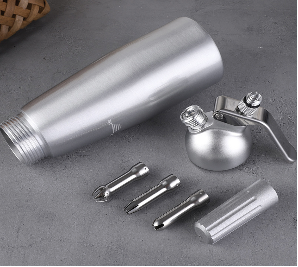 Gourmet Whipped Cream Maker – Aluminum Dispenser