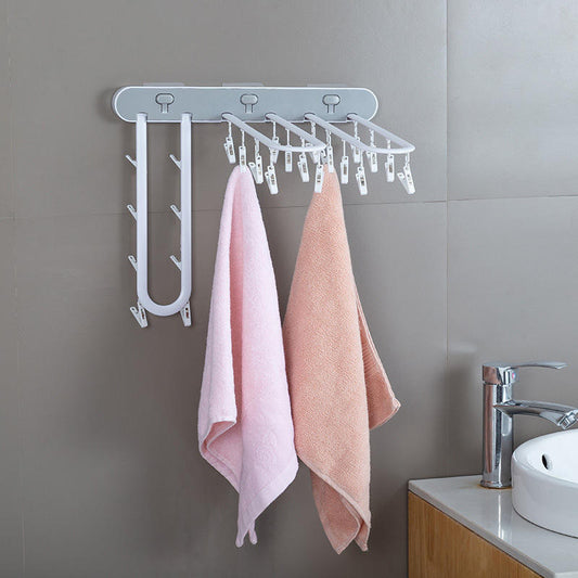 Multi-Purpose Wall Mounted Foldable Drying Hanger