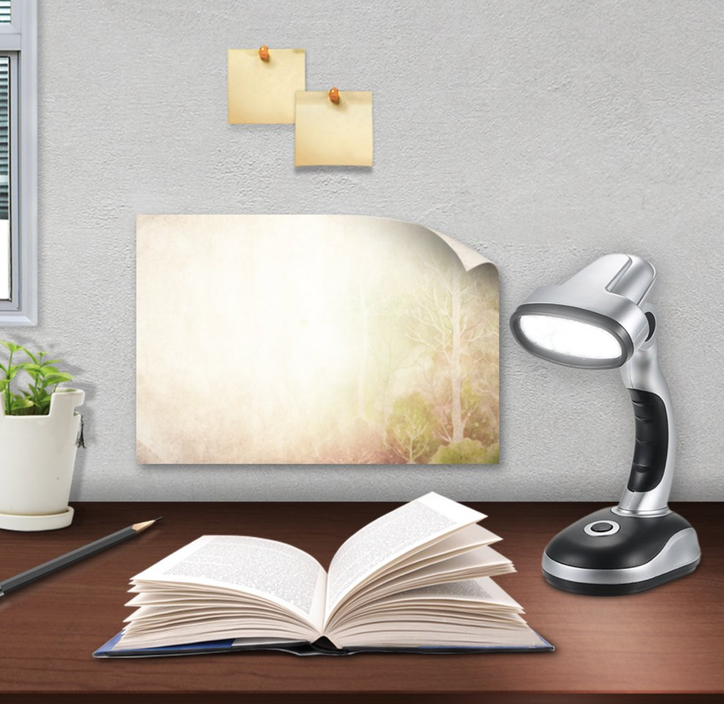 Foldable Desk Light Table Lamp with 12 LEDs