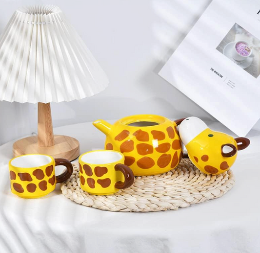 Stackable Giraffe Tea Set