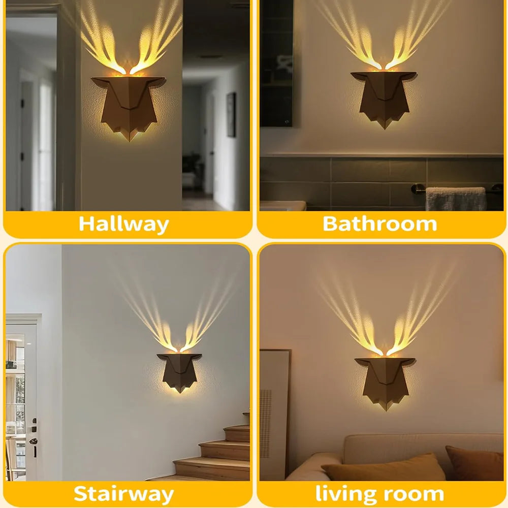 Deer Shadow Decorative Wall Lamp