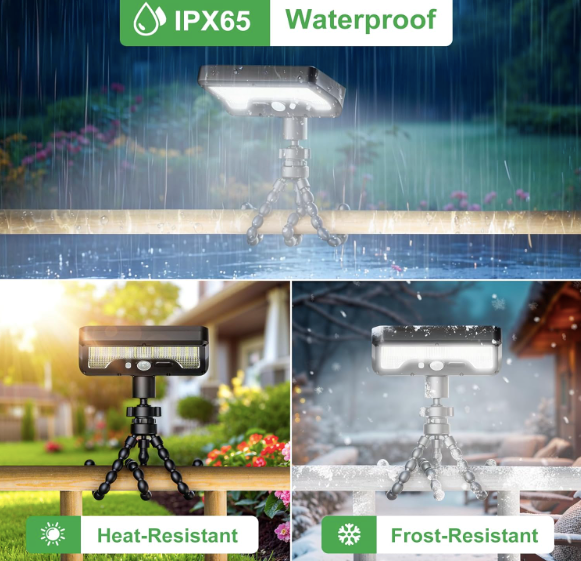 Tripod Octopus Solar Outdoor Light