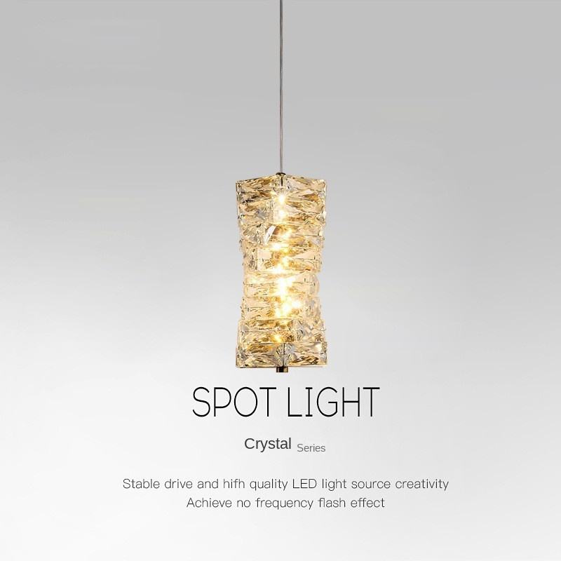 Crystal Frost Chandelier Lamp