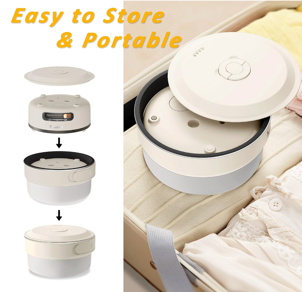 Portable Electric Cooker with Foldable Handle
