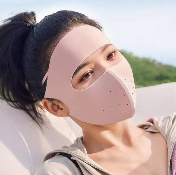 Sun Protection Ice Silk Face Mask