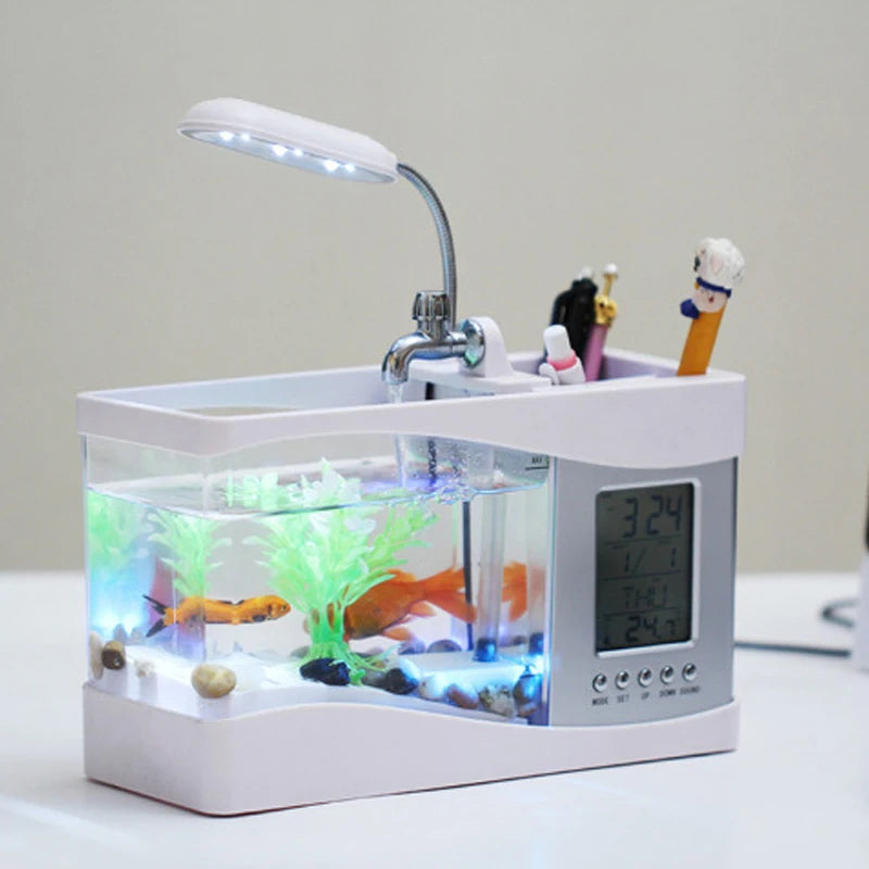 Mini Desktop Fish Tank Aquarium