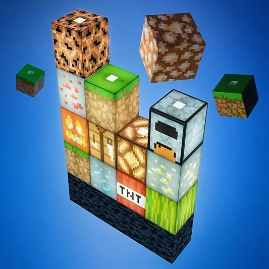 Minecraft Rearrangeable Light Blocks (16pcs Set)