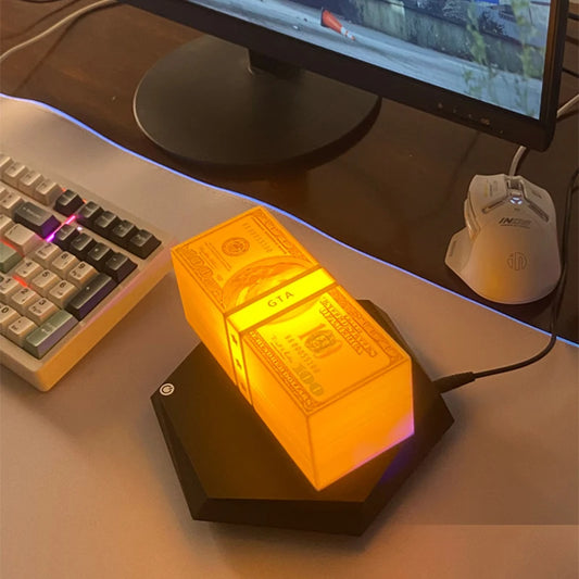 Magnetic Levitation 360° Floating Money Lamp