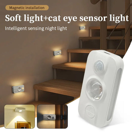 Rechargeable RGB Body Sensor LED Light
