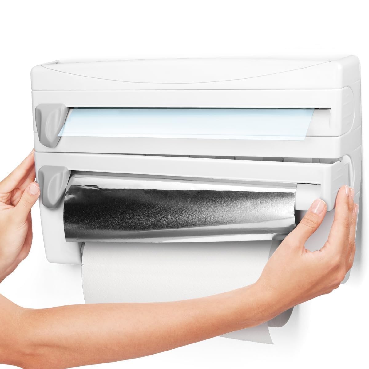 Multi-Function Kitchen Rack with Tissue & Foil Dispenser