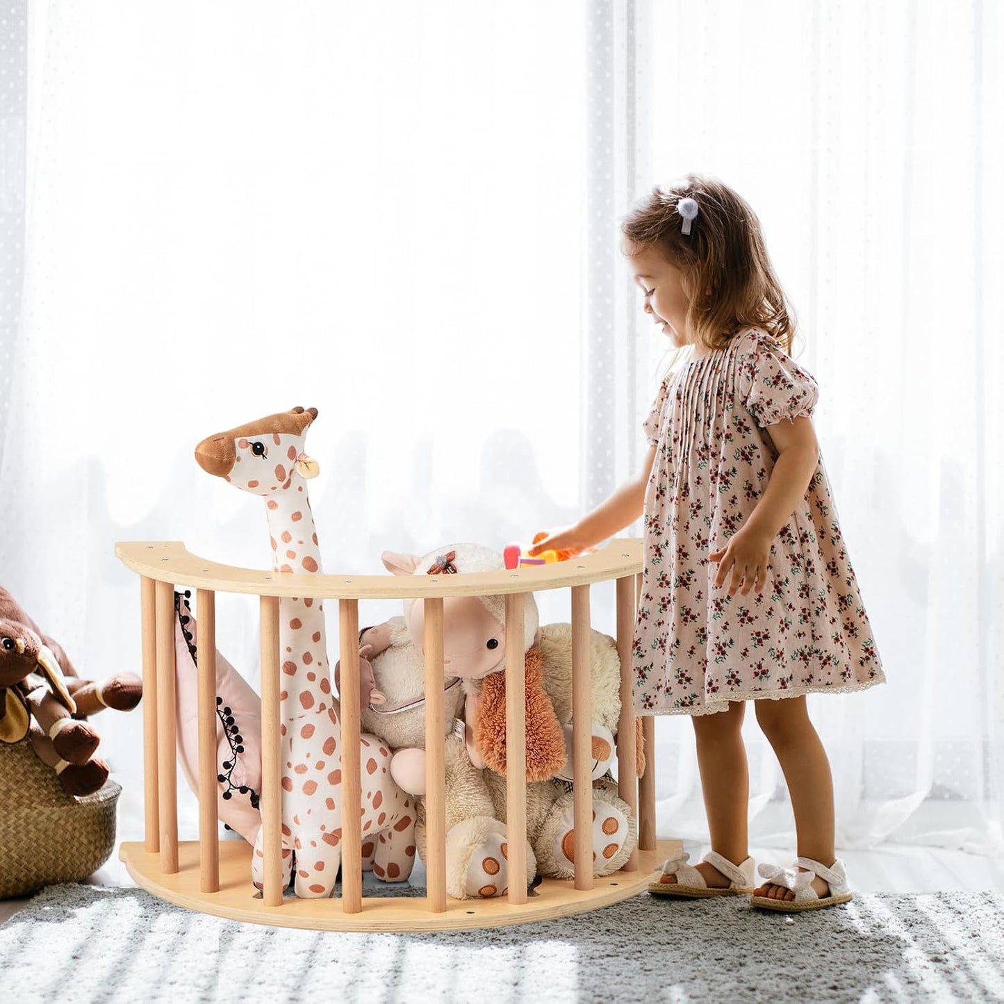 Montessori Solid Wood Arch Table