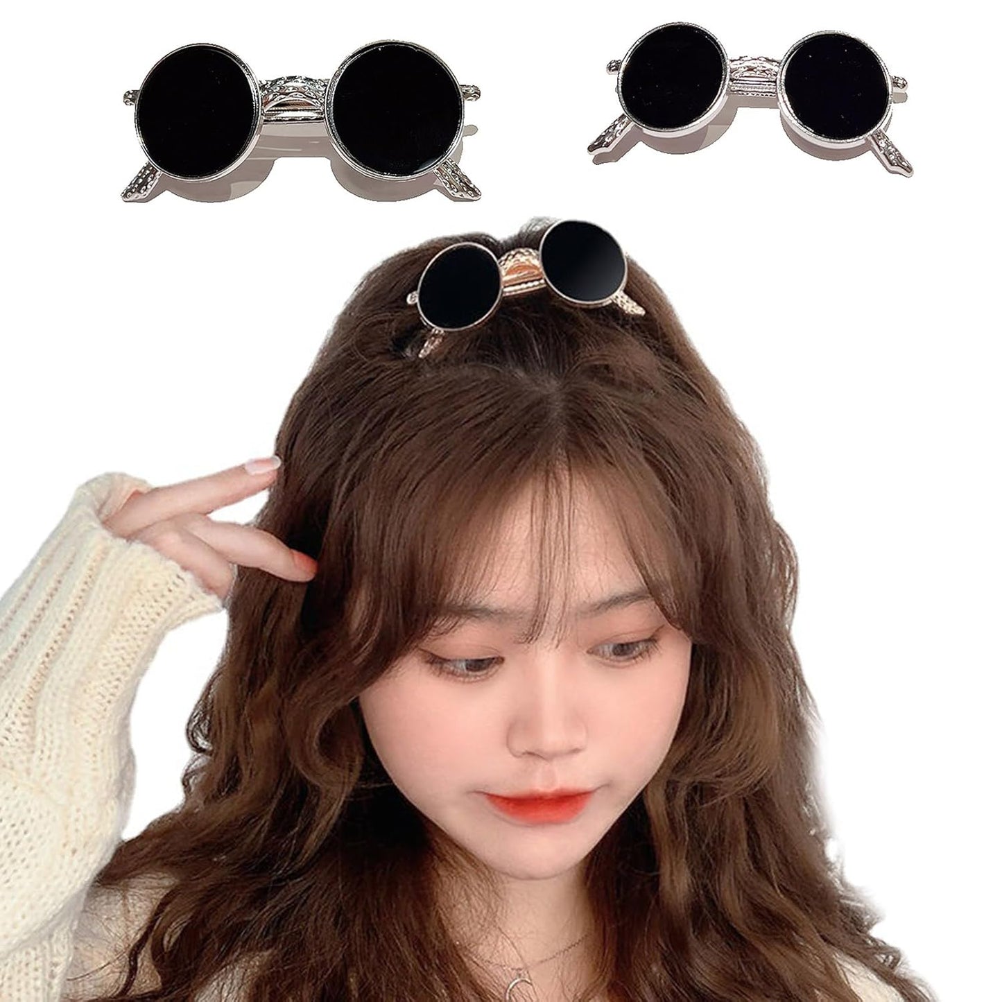 Metal Hair Sunglasses Clips