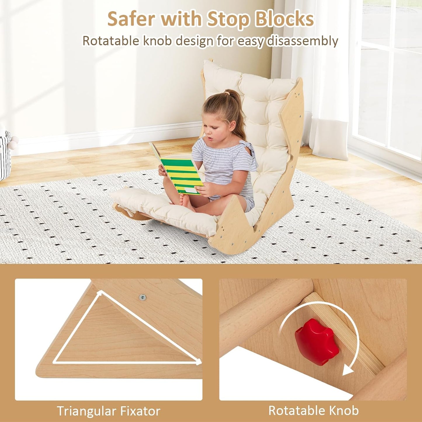 Montessori Solid Wood Arch Table