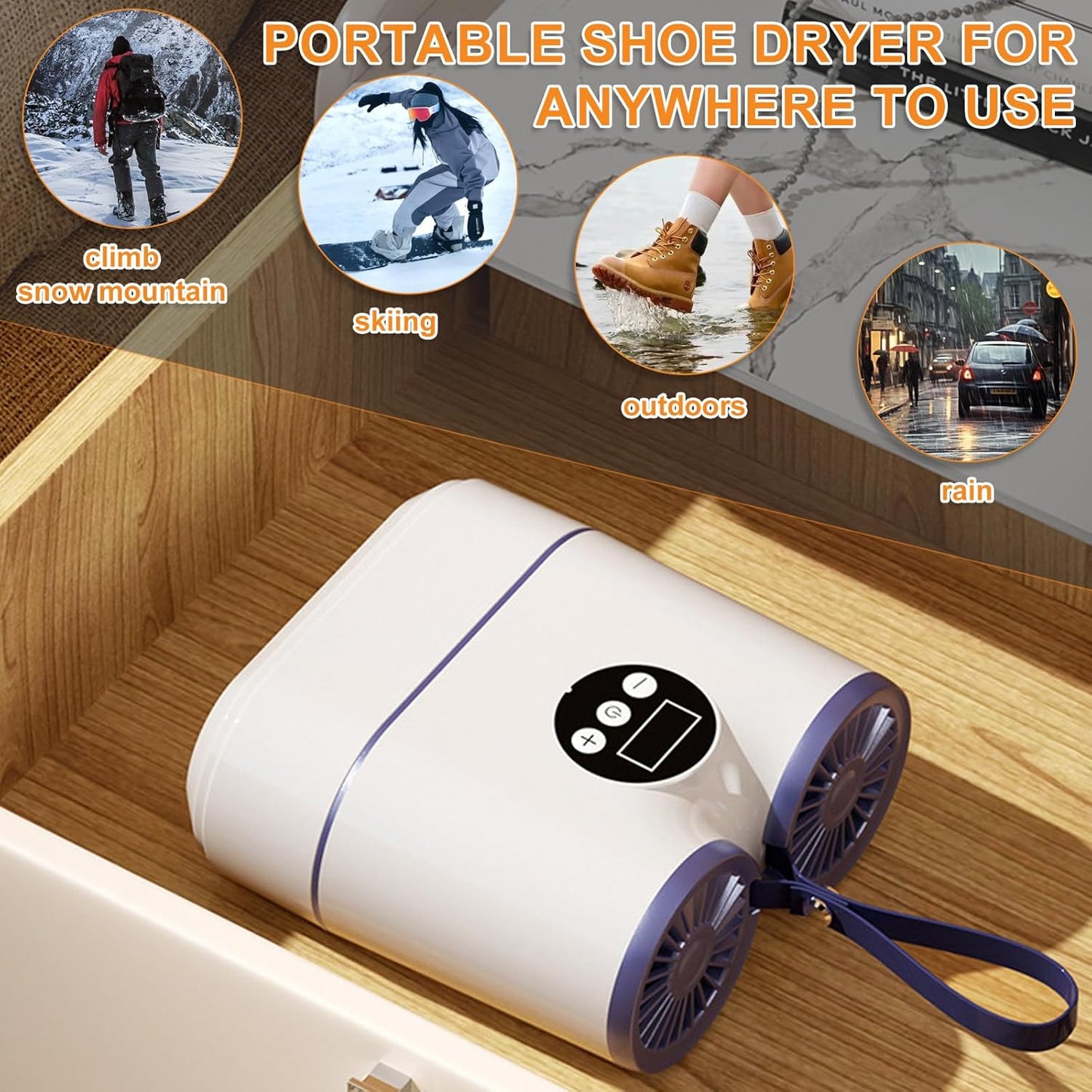 Flexible Heads Electric Shoe Drying Machine