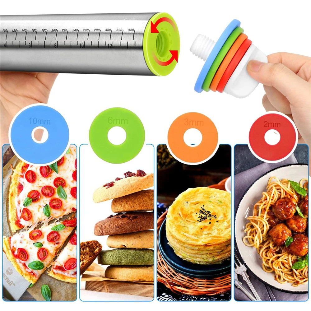 Stainless Steel Rolling Pin