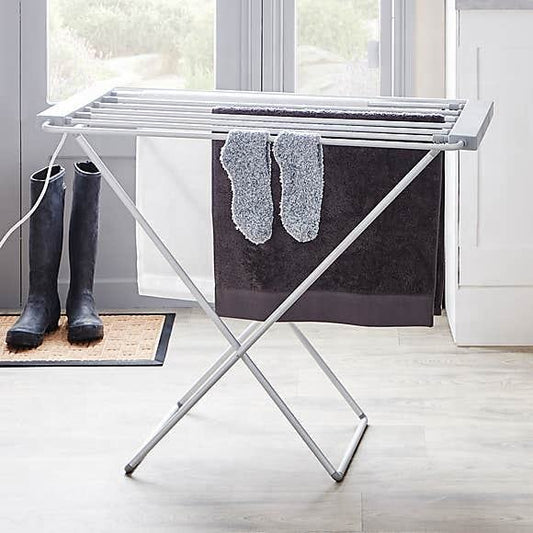 Foldable & Electric Heating Clothes Drying Rack